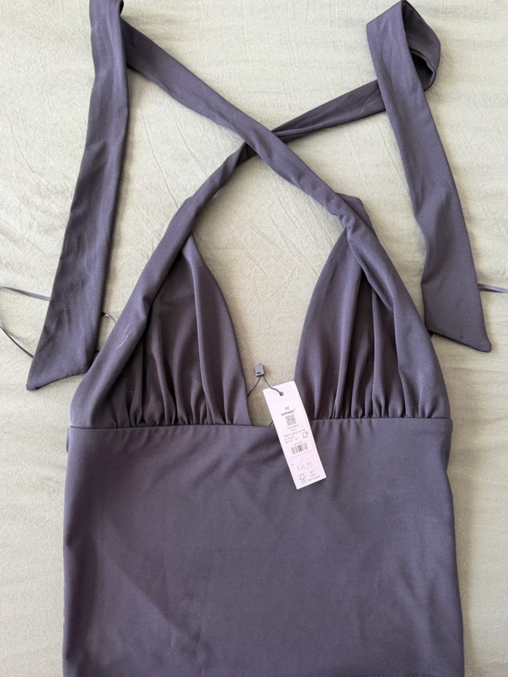 Garage Women’s Black Halter Tank Top